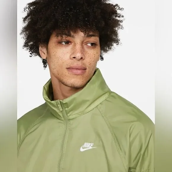 Nike Sportswear Windrunner Ulined Woven Anorak Jacket Green